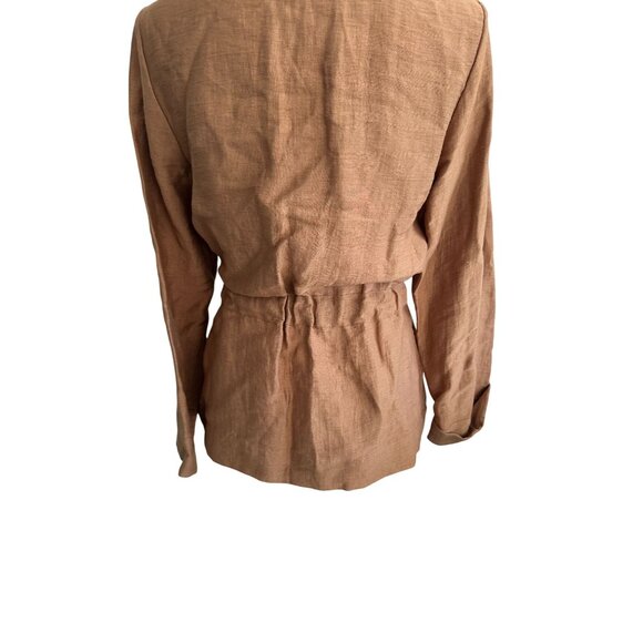 SCOTCH & SODA Raffia Town Paradise Social Belted Jacket Blazer Size Small - Picture 4 of 9